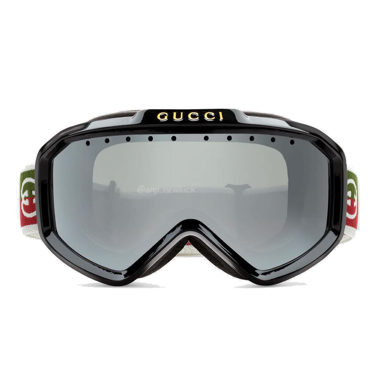 Gucci Ski Goggle Black Pink Olive Green White (3) - newkick.vip